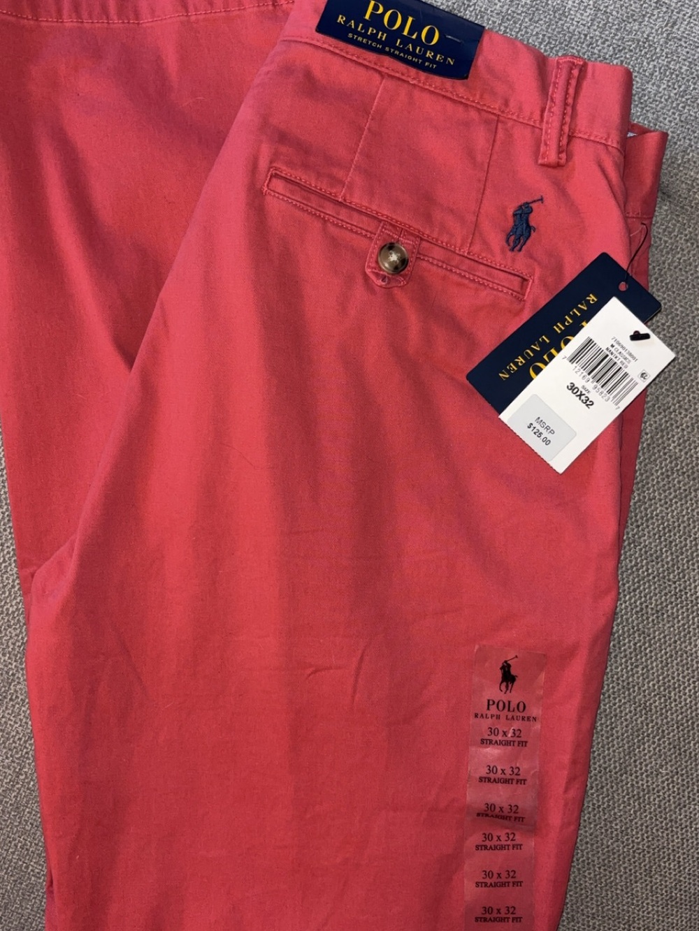 Polo by Ralph Lauren Men’s Coral Straight-Fit Chino Pants